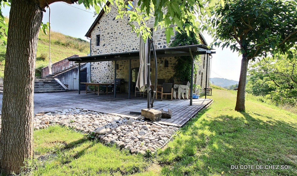 La Campagne chic - domaine à Beaulieu - Du Côté de Chez Soi - Terrasse